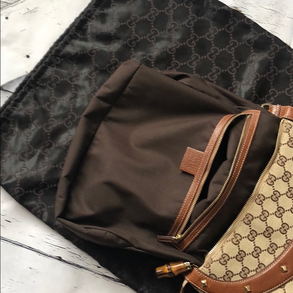 Anita Gucci Bamboo Handle Shoulder Bag - Picture 8 of 8